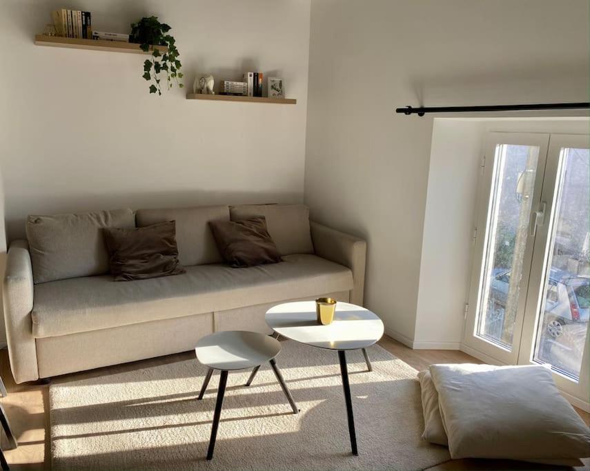 Appart Renove En Duplex Avec Terrasse Et Garage Bouleurs Luaran gambar