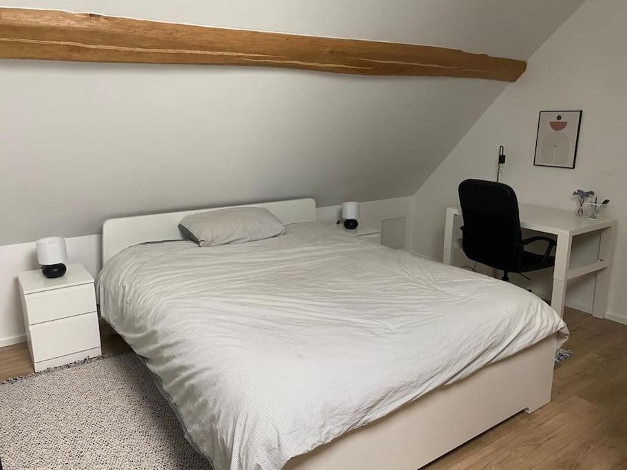Appart Renove En Duplex Avec Terrasse Et Garage Bouleurs Luaran gambar